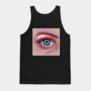 Blue Eye Painting Tank Top